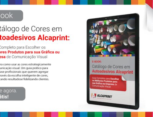 E-BOOK: Catálogo de Cores em Autoadesivos Alcaprint: Guia Completo para Escolher os Melhores Produtos para sua Gráfica ou Empresa de Comunicação Visual